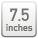 7.5 inches